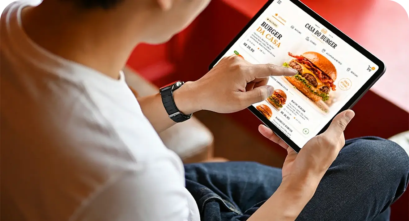 Integração com menus digitais