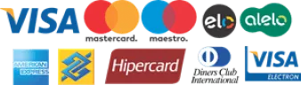 Praticidade: Disponível para todas as bandeiras do mercado