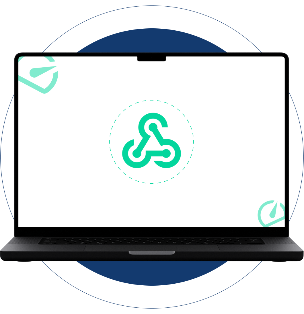 Notebook aberto mostrando o simbolo webhook